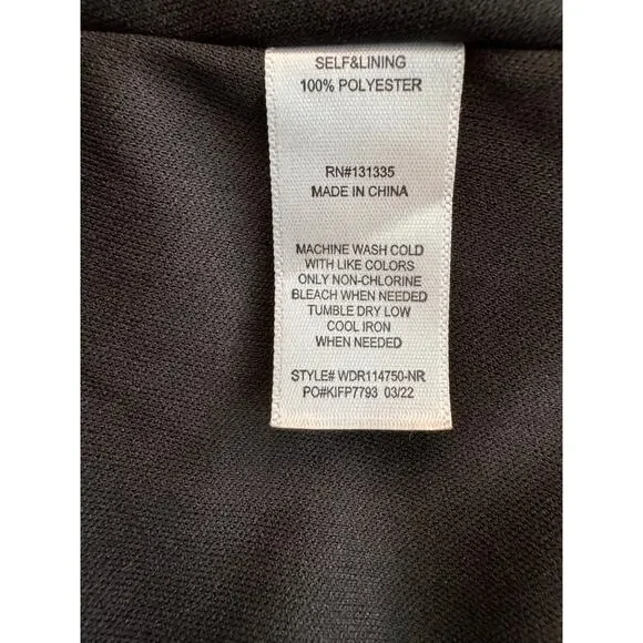 New SOCIALITE NORDSTROM Women's Black Front-Slit Bustier Dress Size L - Picture 6 of 6